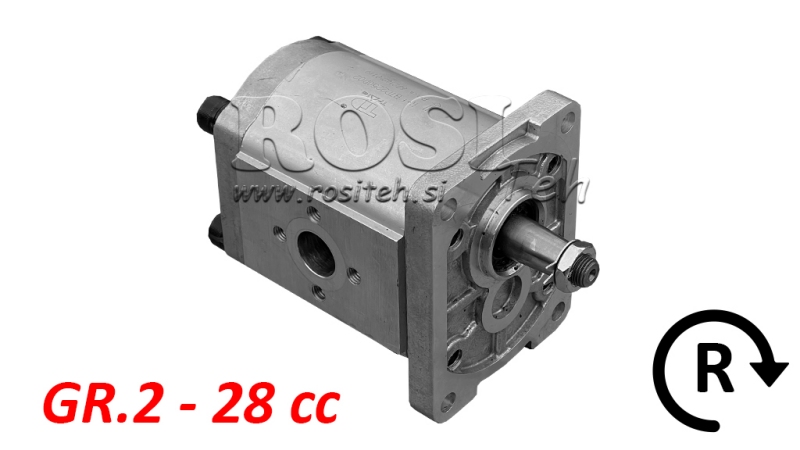 HYDRAULIKPUMPE GR.2 28 CC HØJRE FLANGE