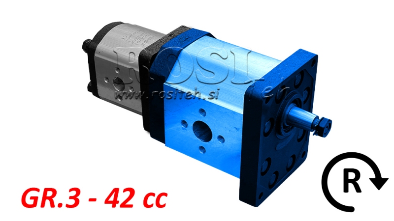 POMPE HYDRAULIQUE 30C42X198 PREMIER GR.3 GR.2 42 CC DROITE