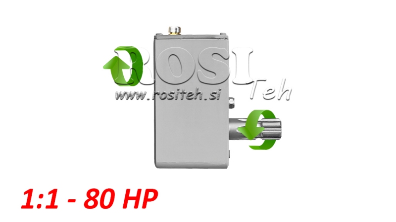 UMKEHRGETRIEBE FÜR TRAKTOR - INVERSION 1:1 (80PS-60kW) MUFFE-STUMMEL