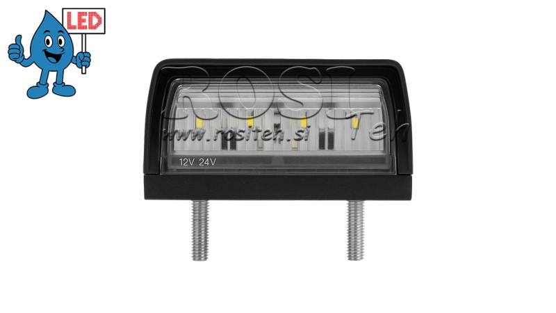 LUČ ZA REGISTRSKO TABLICO 12/24V - LED