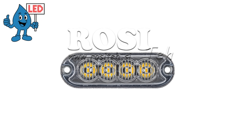 LED BLITZ-DREHLICHT 12/24V