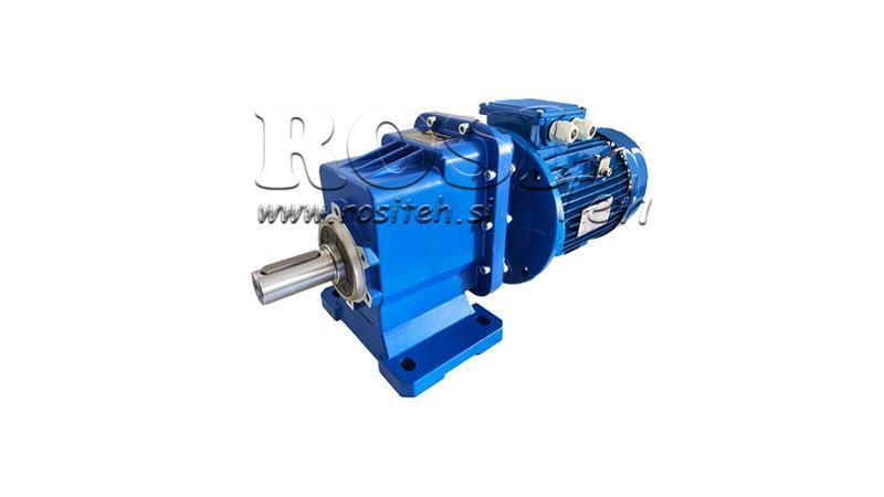 1Fase 1.1kW-ELEKTRISK MOTOR MED ERC03 REDUKTOR MS90 54rpm