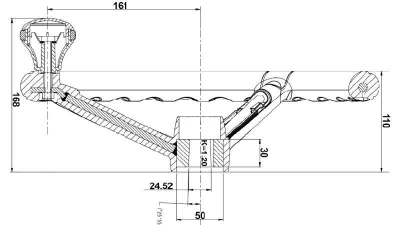 DIAMETRE DU VOLANT DE DIRECTION 380 - h 110