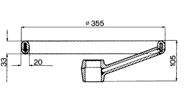 DIAMÈTRE DU VOLANT DE DIRECTION 360 - h105