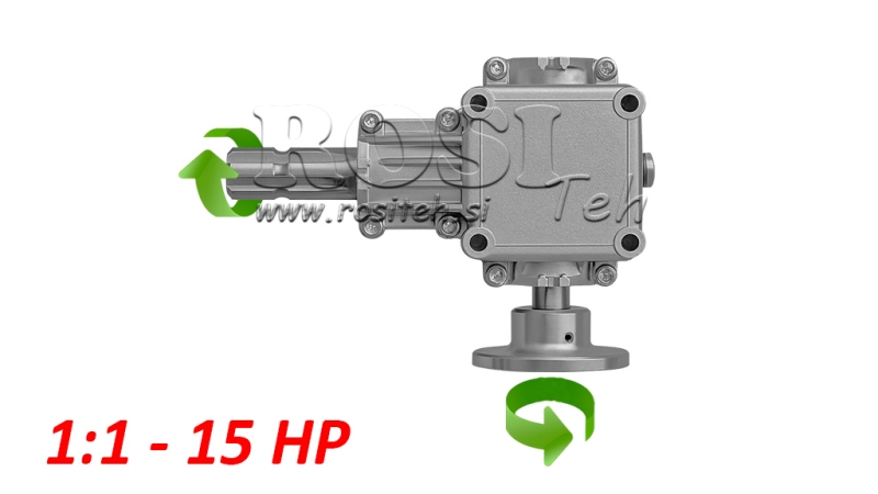 WINKELGETRIEBE FÜR KREISSÄGE RECHTS