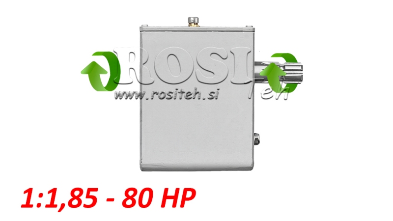 ÜBERSETZUNGSGETRIEBE FÜR TRAKTOR 1:1,85 (80PS-60kW) MUFFE-STUMMEL