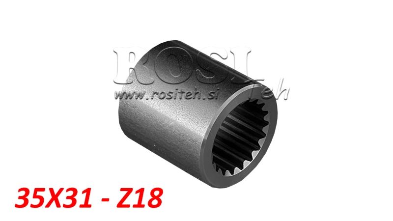 PTO VAIHTEISTO 35X31 18 HAMMASTA D48 L50