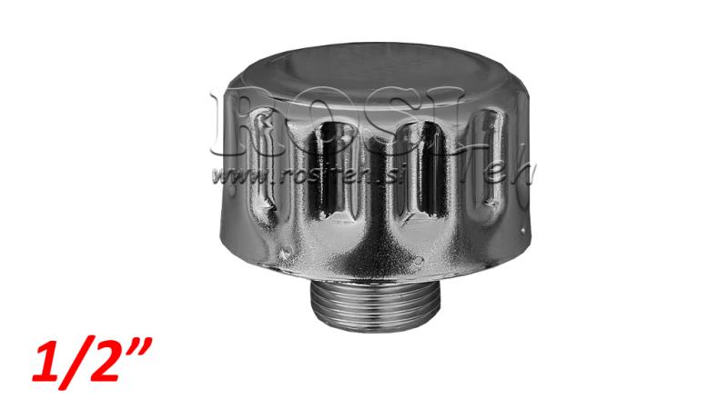 METAL FILLER CAP WITH VENT 1/2''
