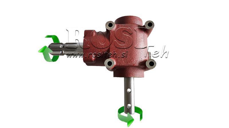 VINKELREDUKTOR L-155J 1: 1.14 (16HP-12kW)