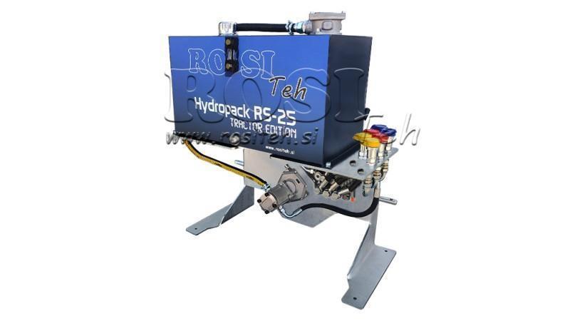 AGGREGAT HYDRAULIQUE DE TRACTEUR AVEC UNE CAPACITÉ DE 100lit DÉBIT 53lit/min 3XP80