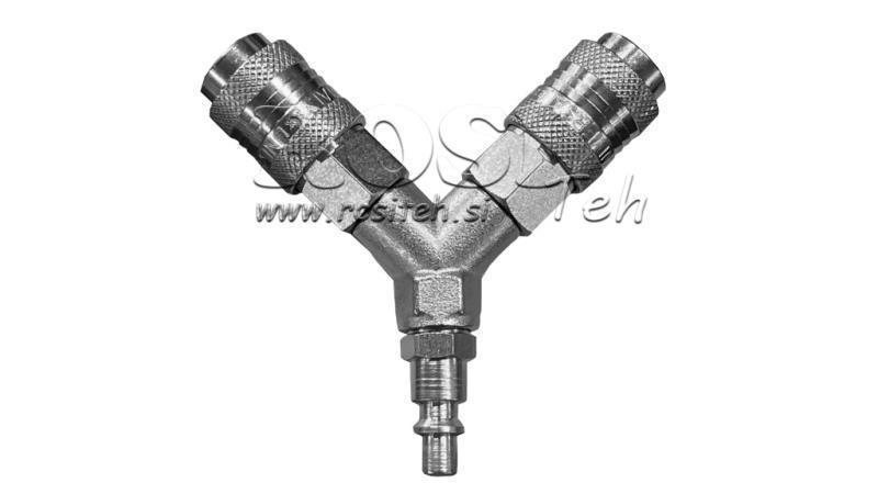 PNEUMATISK SNABBKOPPLING DISTRIBUTOR Y