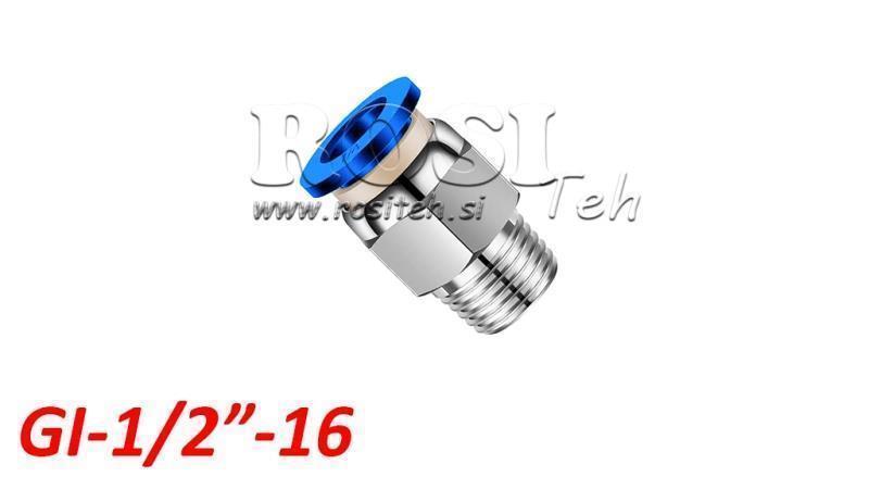 PNEUMATISK PLUG RETTET FORBINDELSE TPA MED TRÅD GI-012-16