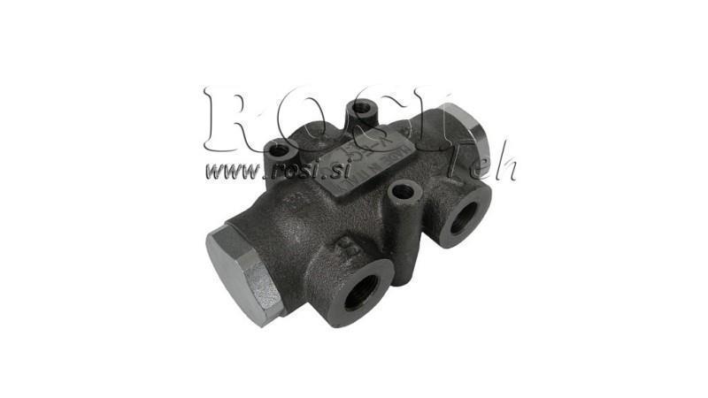 HYDRAULISK DISTRIBUTIONSVENTIL FLÖDE V01003 10 - 20 lit - 3/8 - 250 bar (max.300 bar) V-EQ20