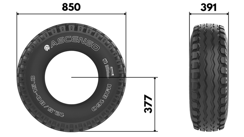 15.0/55-17 ANHÄNGERREIFE AW909 14pl