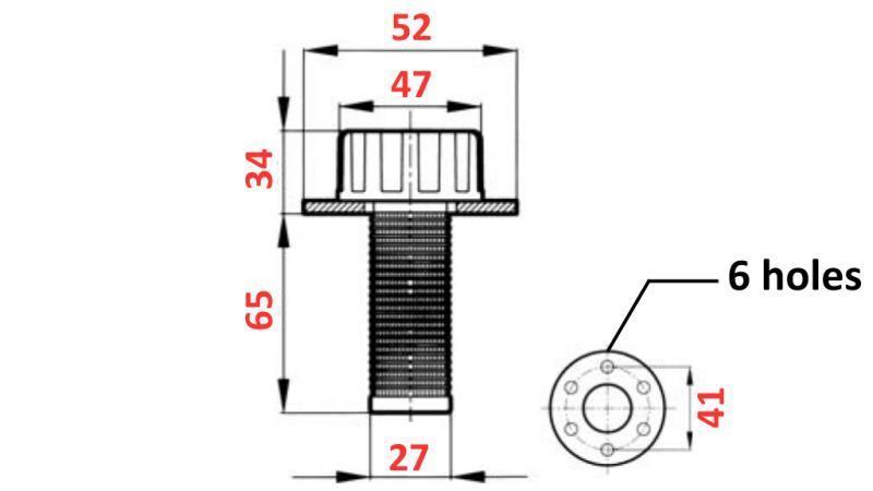 FILTRE DE REMPLISSAGE HYDRAULIQUE PETIT