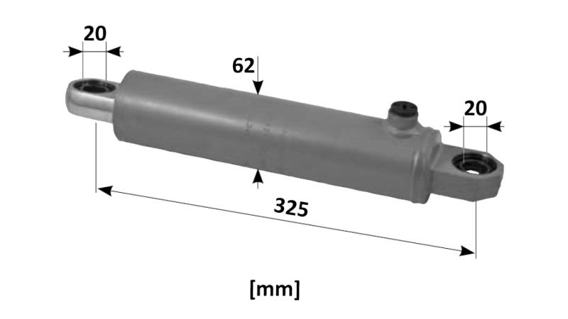 CYLINDRE DE DIRECTION HYDRAULIQUE SAME OEM-0.448.6342.4