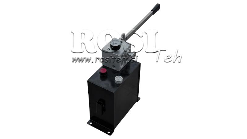 HYDRAULISK RVBR AUTOMATISK VENTIL FÖR FJÄDERCYLINDER MED RESERVOAR OCH NÖDHANDTAG