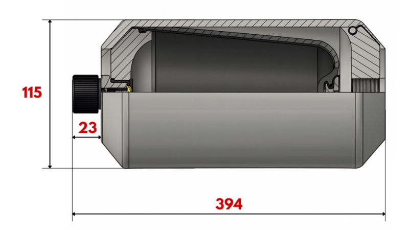 HYDROSPEICHEIR 2,8 LIT - BSP1/2''