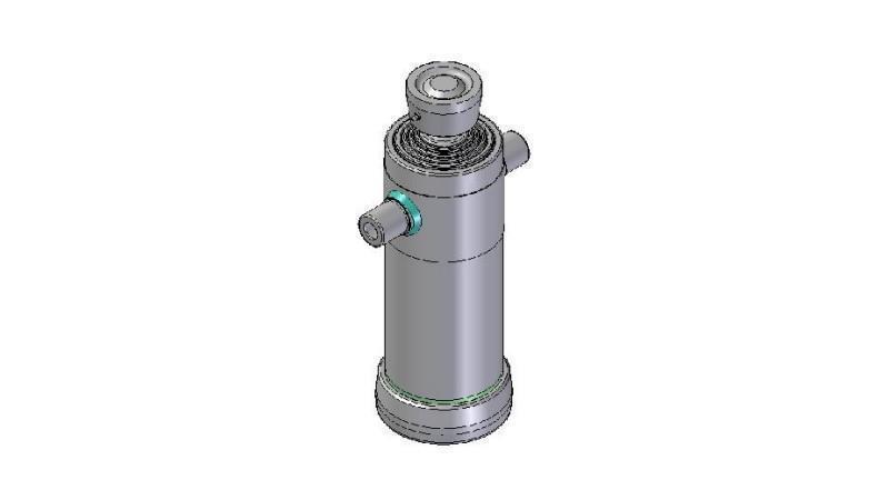 3058S -TELESCOPIC CYLINDER STANDARD/BALL 5 STUFEN HUB 1625 DURCHMESSER 152