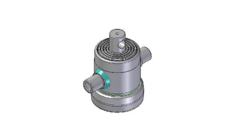 3090F -TELESKOPZYLINDER STANDARD/LOCH 5 STUFEN HUB 500 FI 124