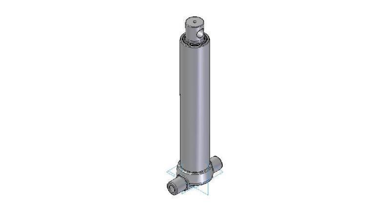 3525F - CYLINDRE TÉLESCOPIQUE INFÉRIEUR – TROU 2 ÉTAPES DÉPLACEMENT 895 DIAMÈTRE 95