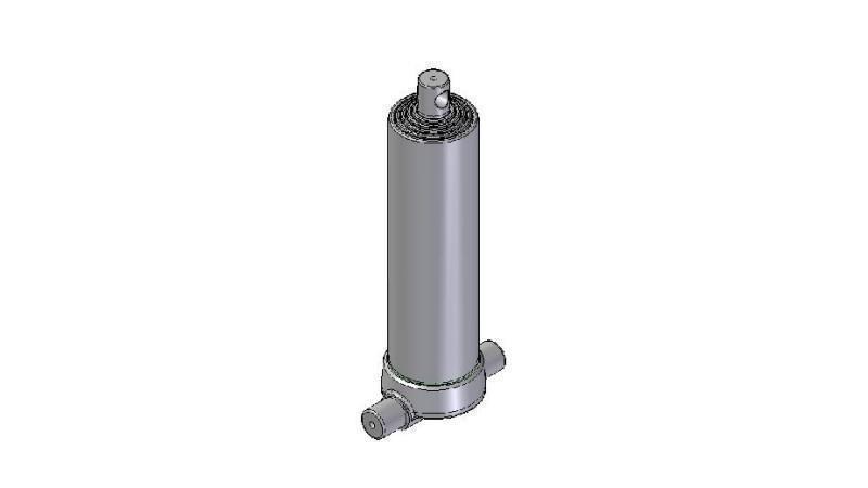 3599F -TELESCOPIC ZYLINDER UNTERE – LOCH 5 GRAD HUB 1850 FI 124