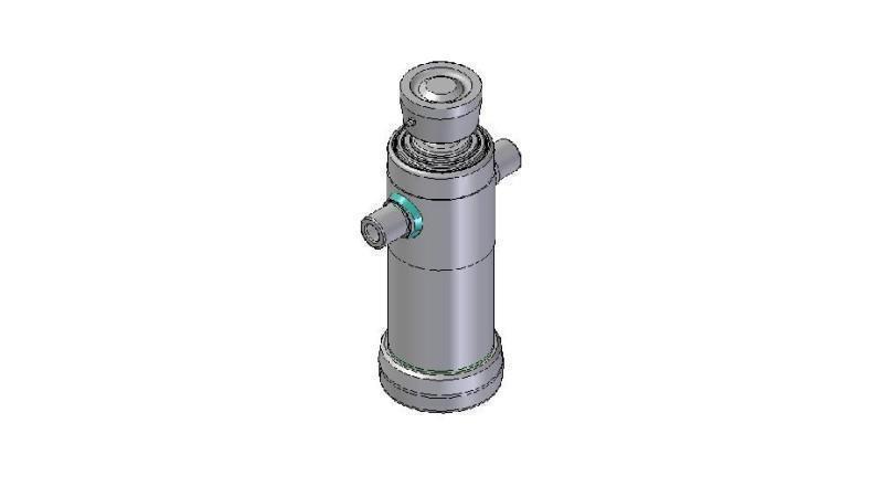 4032S -TELESCOPIC ZYLINDER STANDARD/KUGEL 3 STUFEN HUB 788 DURCHMESSER 124