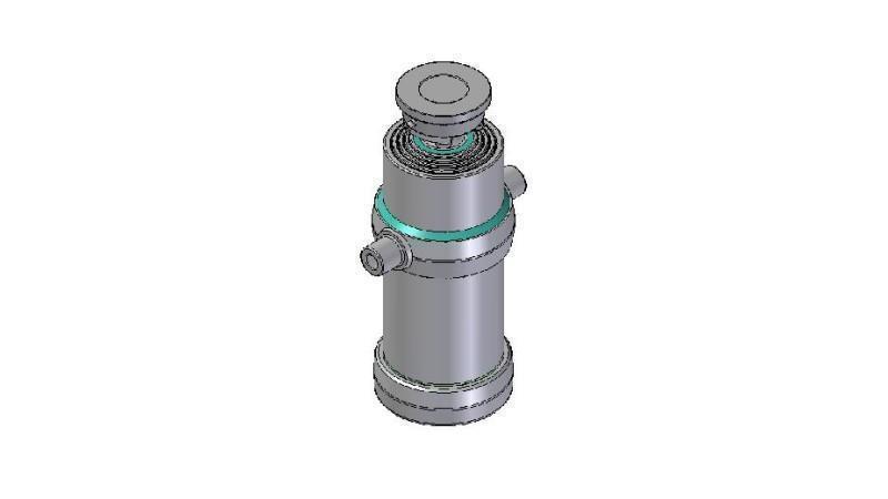 4083S -TELESCOPIC ZYLINDER STANDARD/KUGEL 4 STUFEN HUB 1670 DURCHMESSER 190