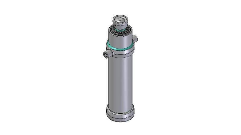 4090S -TELESCOPISK CYLINDER STANDARD/BALL 4 TRIN SLAG 2510 DIAMETER 170