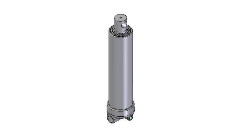 4637F -TELESCOPIC CYLINDER HOLE - LOCH 3 STUFEN REISE 1493 FI 124