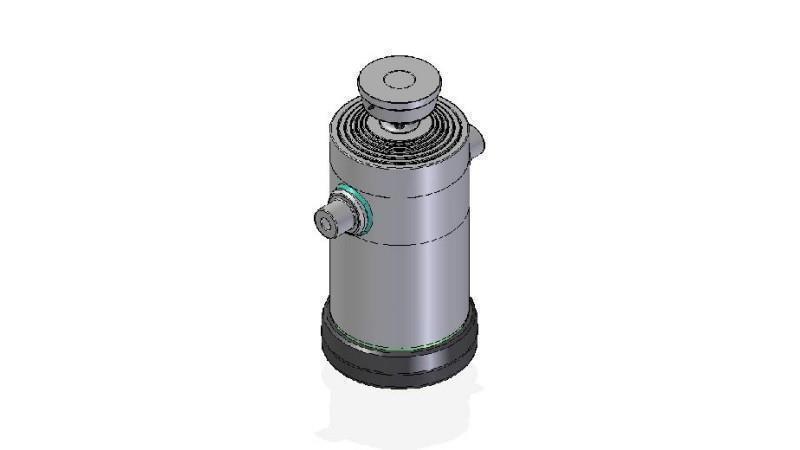 6086S -TELESCOPIC ZYLINDER STANDARD/KUGEL 6 STUFEN HUB 2500 DURCHMESSER 300