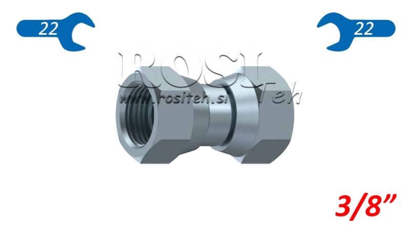HIDRAVLIČNA DVOJNA VRTLJIVA MATICA 3/8