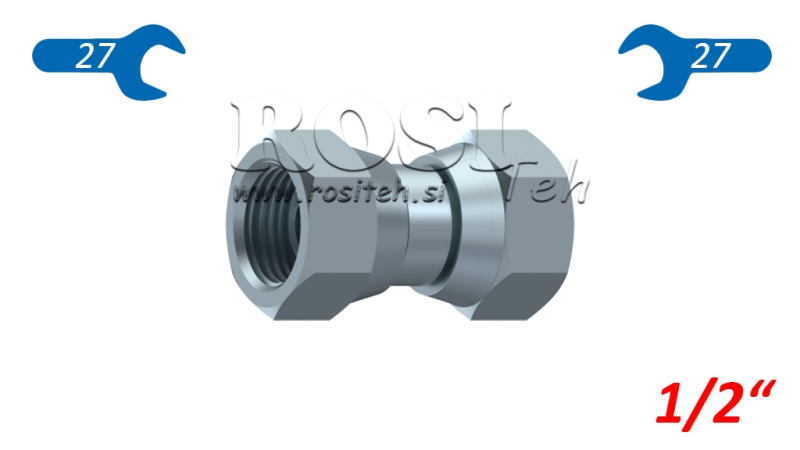 HIDRAVLIČNI DVOJNA VRTLJIVA MATICA 1/2