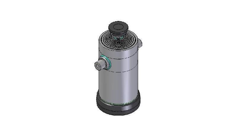 9056S -TELESCOPIC ZYLINDER STANDARD/KUGEL 9 STUFEN HUBLÄNGE 3892 DURCHMESSER 300