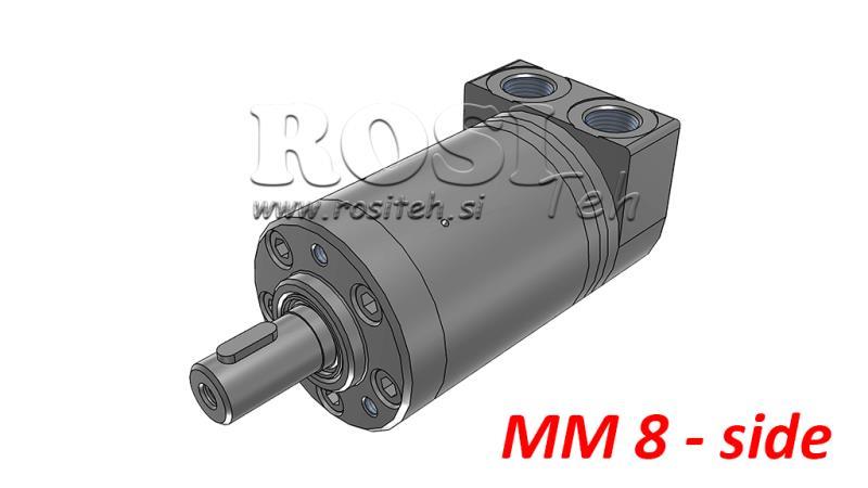 MOTEUR HYDRAULIQUE MM 8 - CÔTÉ