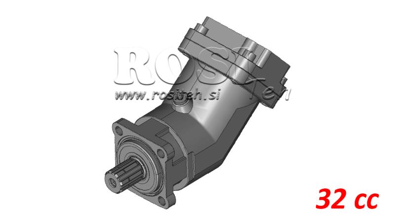 MOTEUR HYDRAULIQUE À PISTON 32CC - 174NM