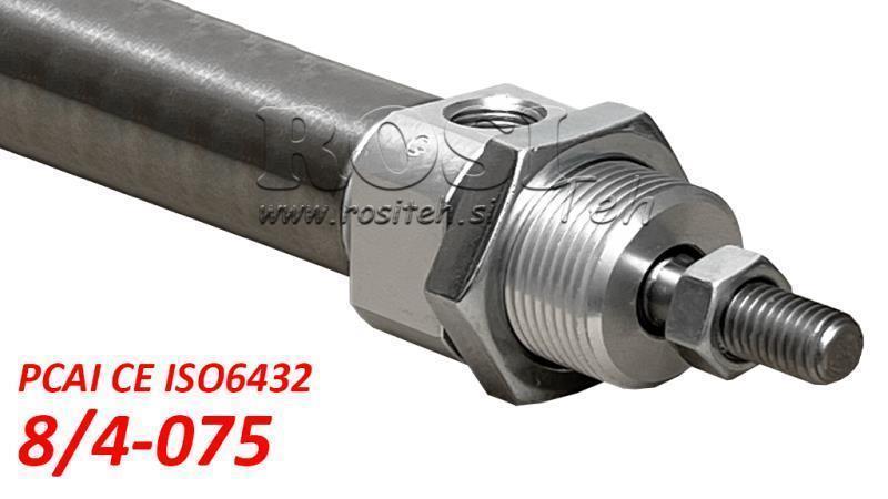 PNEUMATISCHER ZYLINDER PCAI 8/4-075 CE ISO6432