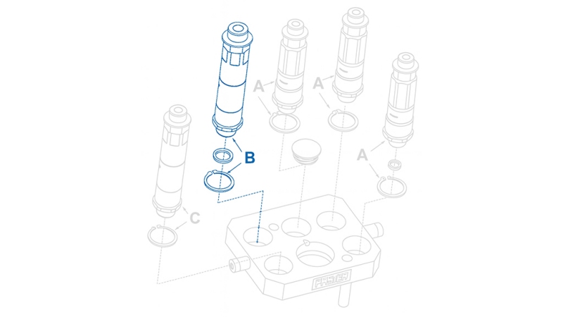 MOŠKA HITRA SPOJKA ZA MULTI-FASTER 9/16 3PLK,3PLV B - MOBILNI DEL