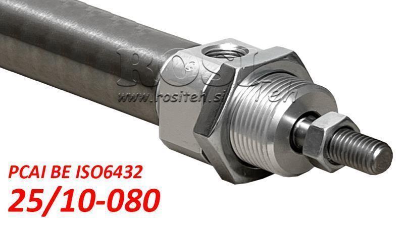 CYLINDRE PNEUMATIQUE PCAI 25/10-080 BE ISO6432