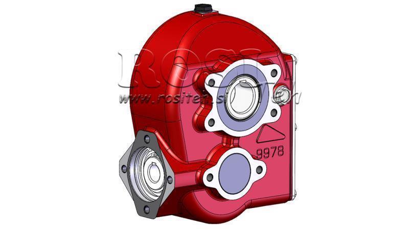 BOÎTE DE VITESSE - BOÎTE DE VITESSE RT190 POUR MOTEUR HYDRAULIQUE MP/MR/MS RATIO 10.2:1