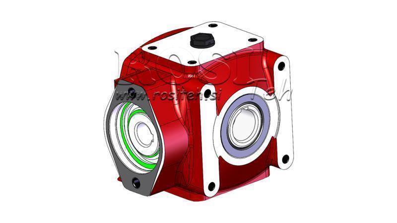 VAIHTEISTO - VAIHTEISTO RT45 HYDRAULISILLE MOOTTORILLE MP/MR SUHDE 1.9:1