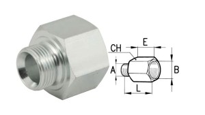 ADAPTERS-HANE-HONA-1/4-3/8