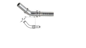 HYDRAULISK-ANSLUTNING-SLANG-ÖVERGÅNGSBOG-45°