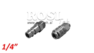 RACCORDS-RAPIDES-PNEUMATIQUES-AVEC-FILET-1/4