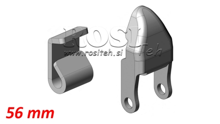 ABNEHMBARE C-FÖRMIGE HINTERSEITENPANEL-SCHARNIER 56MM