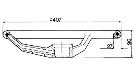 DIAMÈTRE DU VOLANT DE DIRECTION 400 - h 90