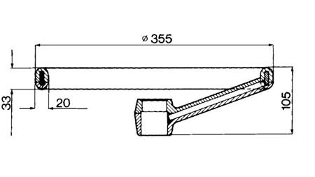 DIAMÈTRE DU VOLANT DE DIRECTION 360 - h105