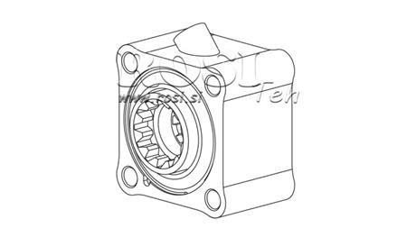 HYDRAULISK PUMPE DRIV - ZF1 STØBNING
