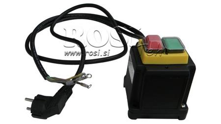 PRISE AVEC CABLE ON/OFF 1 PHASE (3POLE) 230V