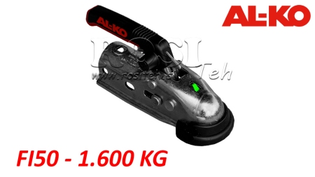 VLEČNA KLJUKA AL-KO AK-161 ZA AVTO PRIKOLICO OKROGLA 1.600 KG FI50